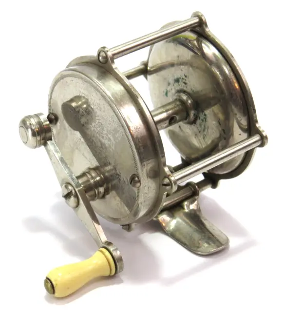 ANTIQUE FISHING REEL Raised Pillar Atlas Portage Early 1930s Pfluger Made  $24.95 - PicClick