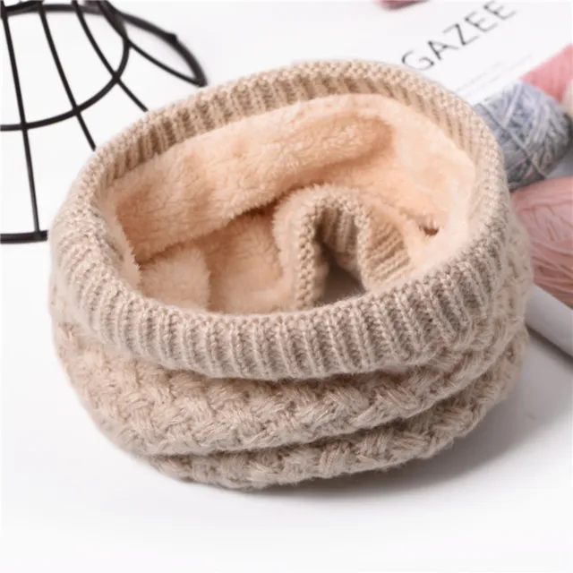 Neck Warmer Stretchy Keep Warm Cold Winter Unisex Adults Neck Warmer Anti-fade