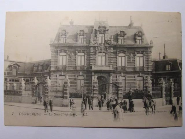 01J5 Cpa 59- Ancienne Carte Postale Dunkerque - La Sous Prefecture