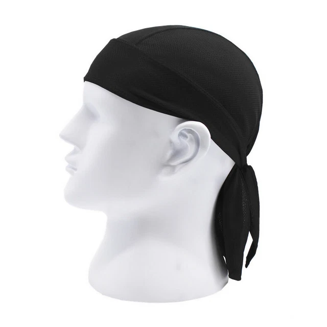 Durag Du-rag Headwear Head Wrap Skull Cap Doo Do Rag Bandana Headband Beanie Hat