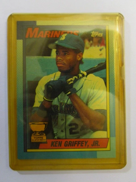 1990 Topps KEN GRIFFEY JR All Star Rookie Cup Mariners Baseball Card #336~