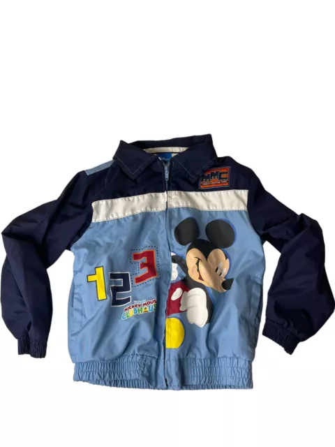 Disney Mickey Mouse club house blue jacket/windbreaker 5T BoxBM