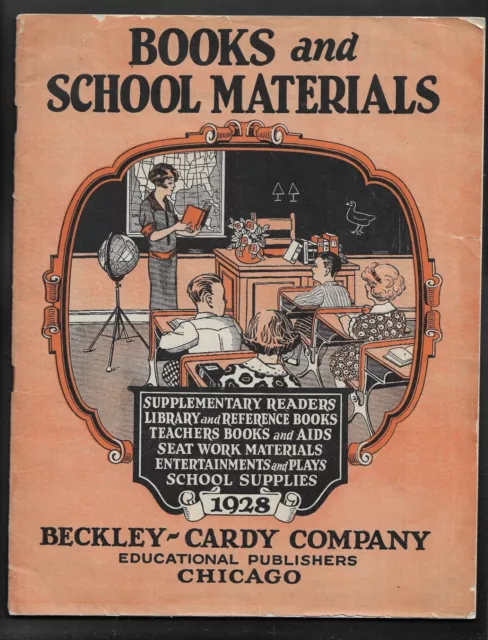 1920's Chicago, IL - Beckley-Cardy Co. Books and School Materials Catalog