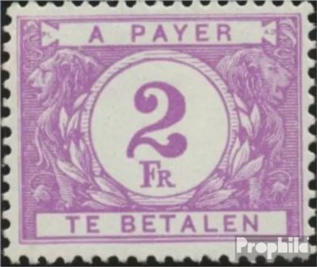 Belgique p37 neuf 1921 Porto Marque