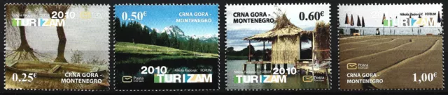 Montenegro - Tourismus Landschaften Satz postfrisch 2010 Mi. 239-242