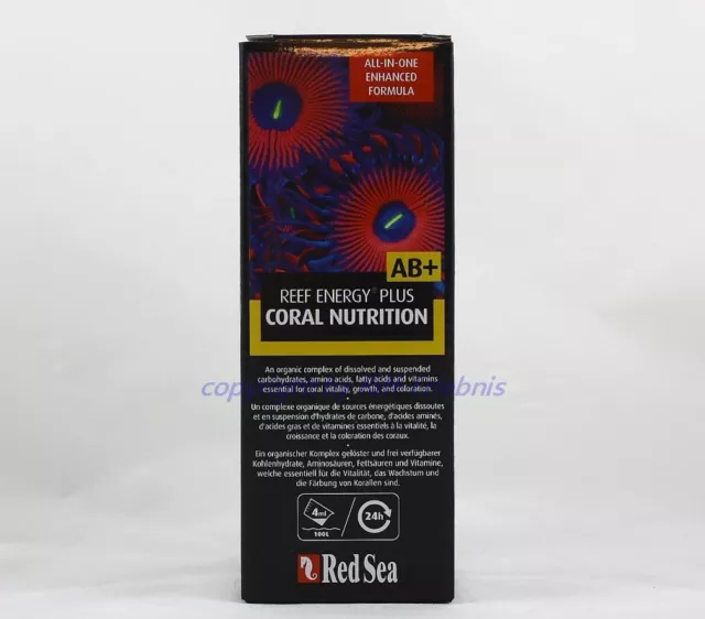 Red Sea Reef Energy Plus AB+ Coral Nutrition 1000ml Coral Food €39.79/L