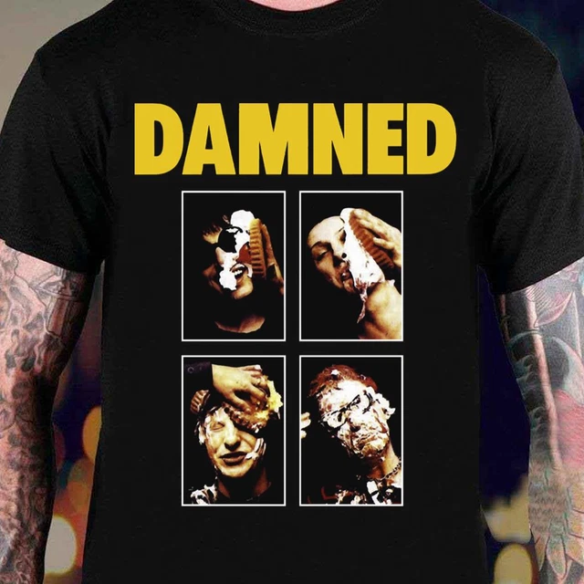 NEW The Damned band rock T-shirt Black Short Sleeve All Sizes S-5Xl 1F1311