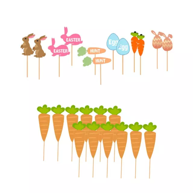 12x Easter Cupcake Toppers Cake Toppers Party Supplies Ornament Cakes Decoration