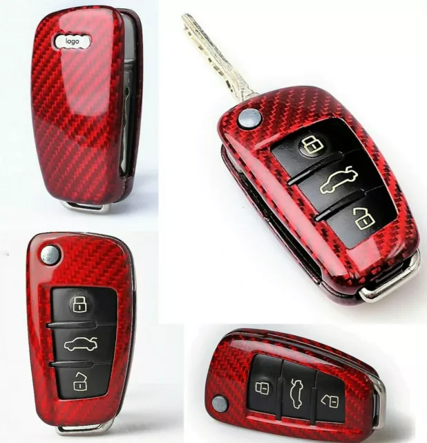 ROT CARBON LOOK Schlüssel Cover passend VW Arteon Passat Skoda Kodiaq  Superb EUR 49,99 - PicClick DE
