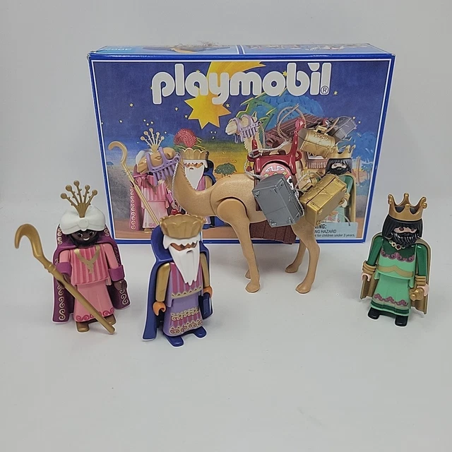 PLAYMOBIL 3997 BELÉN Reyes Magos Camello 1999 CIB Vintage EUR 29