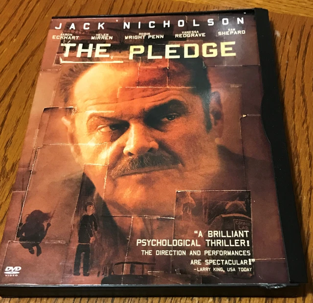 THE PLEDGE DVD Jack Nicholson Robin Wright Penn Sean Penn Widescreen