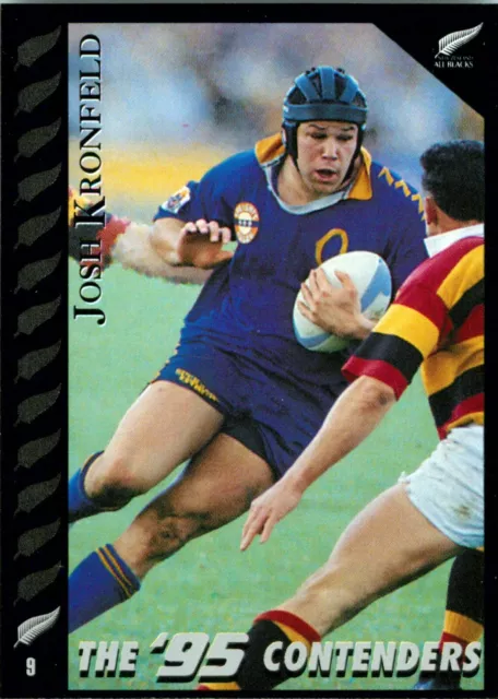 ✺New✺ 1995 NEW ZEALAND ALL BLACKS World Cup Card JOSH KRONFELD Contenders