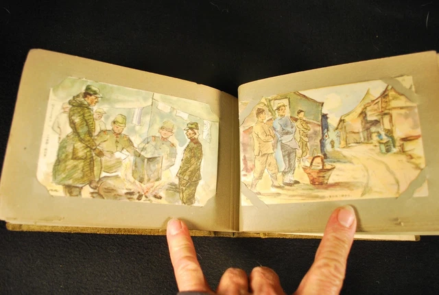 100 WW2 WWII JAPANESE ARMY IN CHINA 1941 POSTCARDS / Lot
