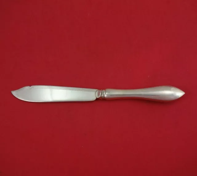 Tudor Plain by Birks Sterling Silver Fish Knife HH with SP Engraved Blade 8 3/4"