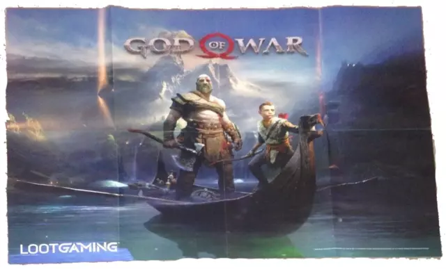 God Of War 4 Video Gaming Action Adventure Wall Art Home Decor - POSTER  20x30