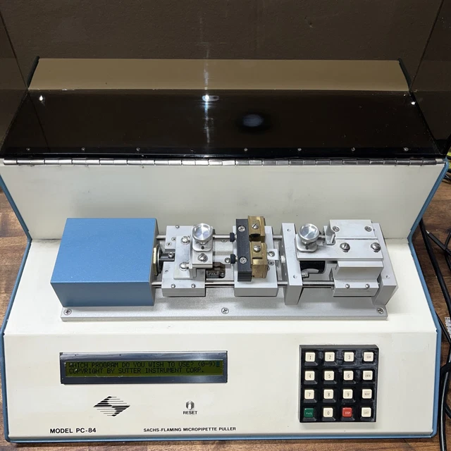 Sutter Instruments PC-84 Sachs-Flaming Micropipette Puller. Tested and sanitized