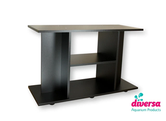 Diversa Aquarium Budget Cabinet / Stand ONLY - Fish Tank - Black - FREE DELIVERY