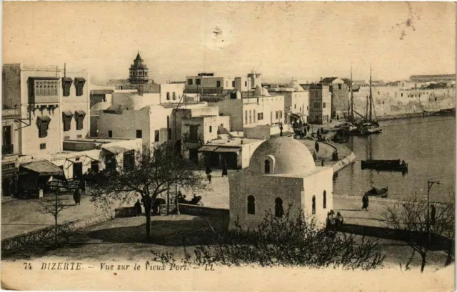 CPA AK BIZERTE Vue sur le Vieux Port TUNISIE (748168)