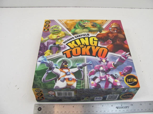 IELLO King of Tokyo Edition Board Game 95% COMPLETE