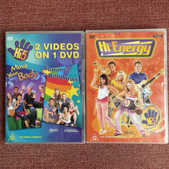 HI-5 2 VIDEOS In 1 Move Your Body / Summer Rainbows + Hi-Energy