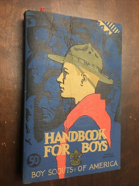 1936 Handbook for boys Boy Scouts Of America BSA Norman Rockwell