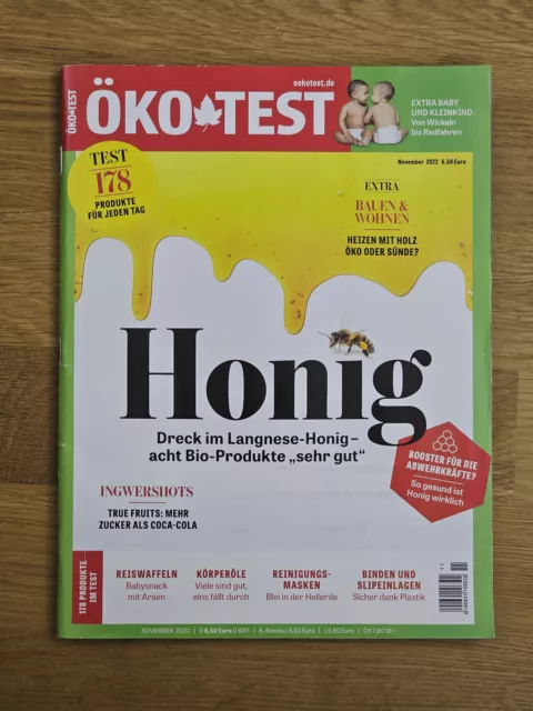 ÖKO-TEST August 11/2022 (Honig, Ingwershots, Körperölen, Reinigungsmasken...)