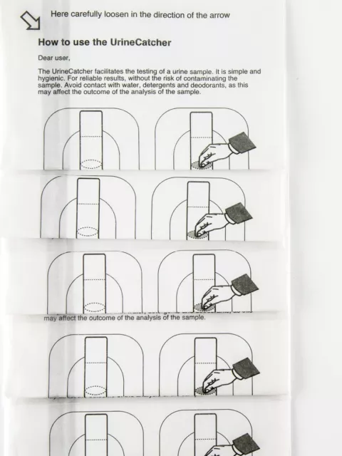 Drug Test Sample Collector For Urine Clean Strong Simple Easy Safe x5