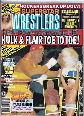 Hogan TV Lutteurs Revue Hulk Hogan F-Vf Ric Flair Housse ! Juillet 1992 