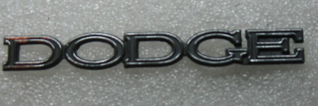 Used OEM Dodge Dart Trunk Emblem – Chrome Factory Letters Badge – Front Or Rear