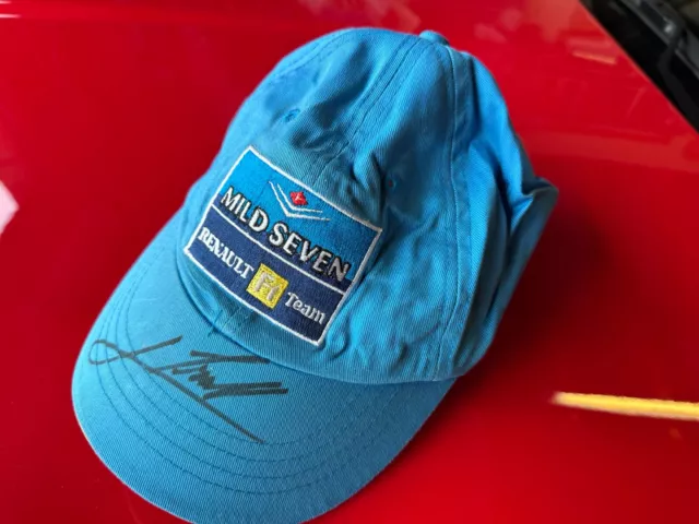 Mild Seven Renault F1 Team 2002 Jarno Trull SIGNED team issue only race cap