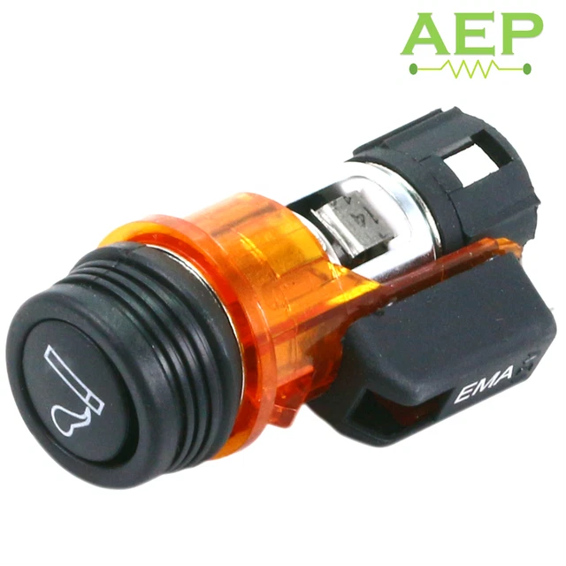 Accendisigari 12V Con Base - 3 Pin - OEM 8227.C8 / 735467047 Per Citroen Nemo, Peugeot Bipper (2008-) E Altri