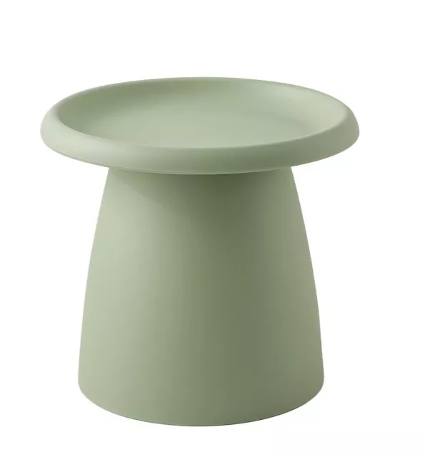 ArtissIn Coffee Table Mushroom Nordic Round Small Side Table 52CM Green 2