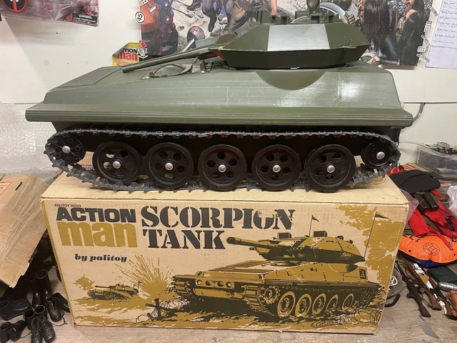 Action Man Scorpion Tank Palitoy 34710 - Véhicule Militaire Jouet Occasion
