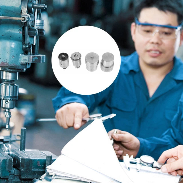 4 pz beccuccio in metallo chiusura a pulsante da abrasivo strumento