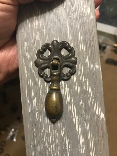 RARE 17th/18th Century William and Mary Period ORIGINAL drop pulls Spectacular!