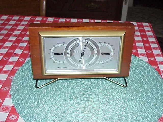 Vintage Taylor Instruments Barometer Weather Station Mid Century STORMOGUIDE