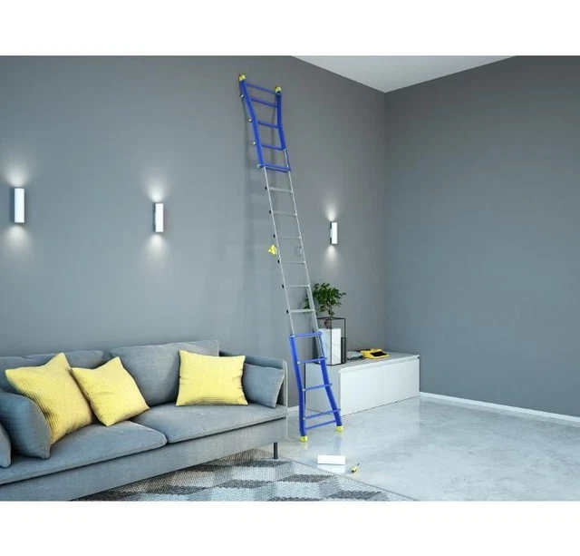 Colombo Scala PRATIC 4+5 In Acciaio Alluminio Altezza Massima 4,3 M 2