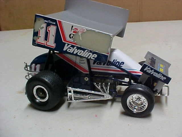 Miniature Sprint Car 1:24 Steve Kinser 2006 - ACTION/RCCA - Métal Brossé - Neuve