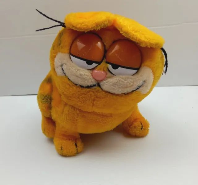 Garfield 1981 Plush Toy 23cm Cat TV Movie Character Vintage  Stuffed Toy