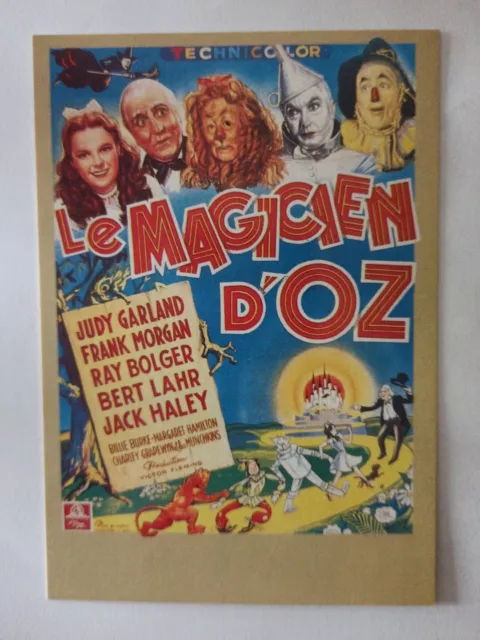 The Wizard of Oz Movie Postcard Judy Garland Frank Morgan Zreik 9