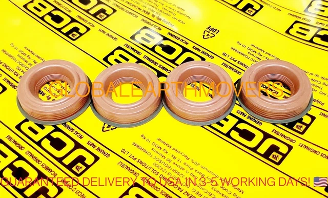 JCB BACKHOE - Genuine Jcb Seal Fuel Injector,Set Of 4 Pcs. (Part No ...