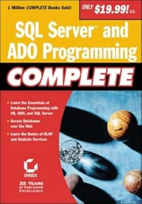 SQL SERVER AND ADO Programming Complete, Inc., Sybex, Used; Good Book ...
