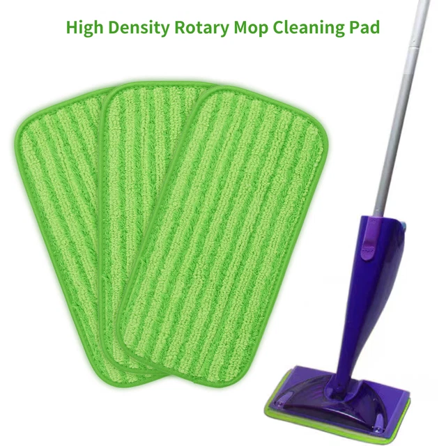 Mop Pad Reusable Clean High Density Rotary Mop Cleaning Pad Easy Installation