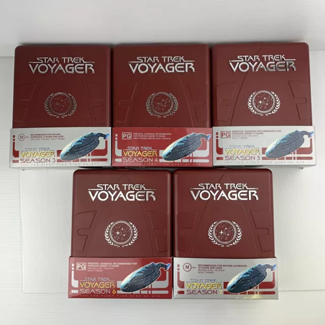 Star Trek Voyager Season 3+4+5+6+7 DVD Region 4 Collectors Set