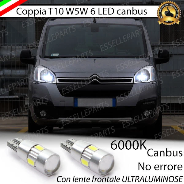 Coppia De Feux Diurnes DRL 15 LED P21W BA15S CANBUS RENAULT MEGANE 3 6000K