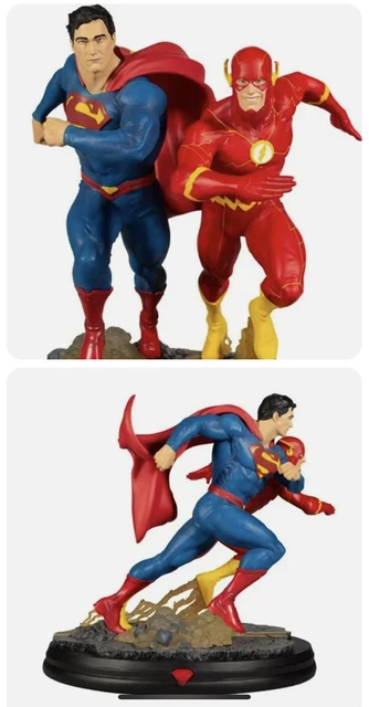 DC Battle Superman vs The Flash Racing Statue McFarlane Limited Edition DC Battle Superman vs The Flash Racing Statue McFarlane Limited Edition
