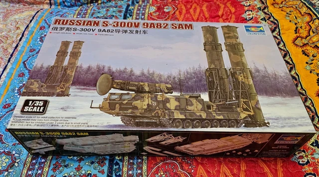 TRUMPETER 09518 S-300V 9A82 SAM Flugabwehrsystem Maßstab 1:35 EUR 66,00 ...