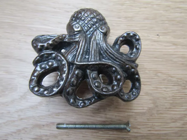 OCTOPUS KNOB Cast iron rustic vintage cabinet cupboard drawer knob handle
