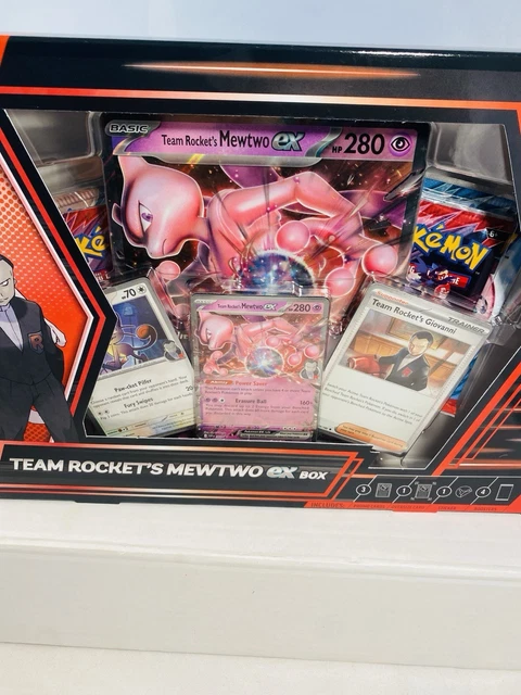 POKÉMON TCG: DESTINED Rivals Team Rocket's Mewtwo Ex Box Sealed In-Hand ...