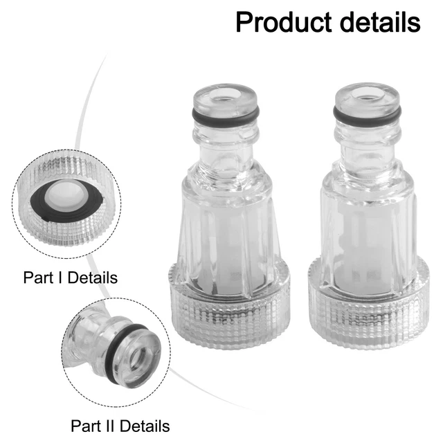 Filtro Acqua Con Adattatore Per Idropulitrice - Alta Pressione, Compatibile Con K&auml;rcher E Nilfisk